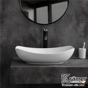 Chậu Lavabo KL-543W Đặt Bàn Kramer