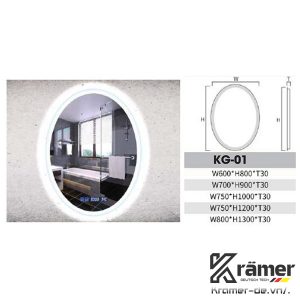 Gương KG-01 Led Tròn Kramer